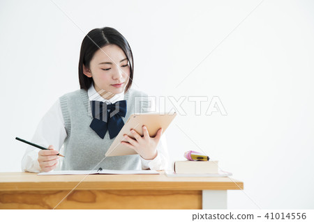 High School Student Female Girls Study Examination Education Learning High School Student Female Girls Study Examination Education Learning 41014556