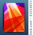 Vector business brochure flyer template or corporate banner design in A4 size. Modern abstract web 41014653