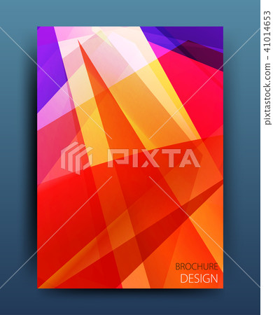 Vector business brochure flyer template or corporate banner design in A4 size. Modern abstract web Vector business brochure flyer template or corporate banner design in A4 size. Modern abstract web 41014653