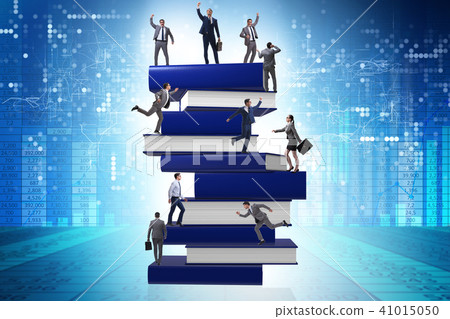 Education concept with books and people 41015050