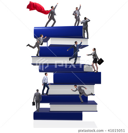 Education concept with books and people 41015051