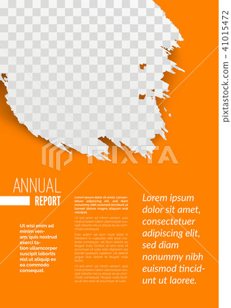Annual report sample page design mock-up 41015472