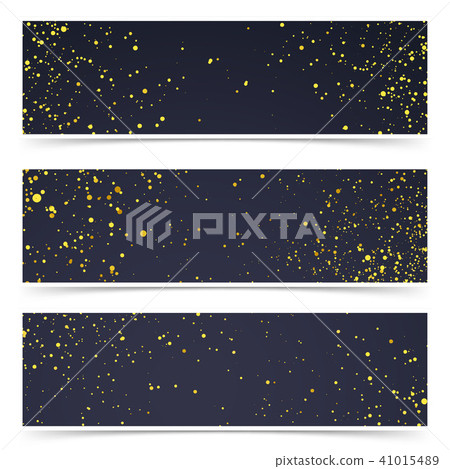 Bright gold mist particle over dark background Bright gold mist particle over dark background 41015489