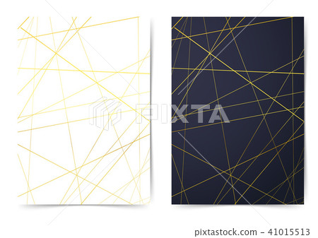 Golden abstract line pattern folder collection Golden abstract line pattern folder collection 41015513