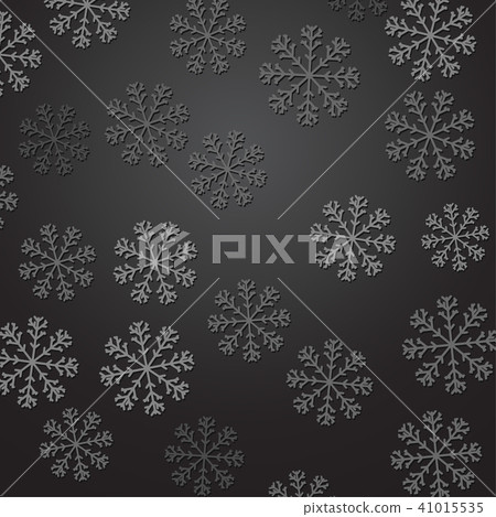 Halftone minimalistic snowflakes dark background Halftone minimalistic snowflakes dark background 41015535