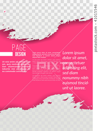 Modern abstract brochure page poster design Modern abstract brochure page poster design 41015546