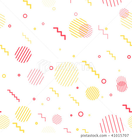 Bright yellow and red minimalistic geometrical 41015707