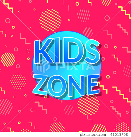 Children playground zone bright visible background Children playground zone bright visible background 41015708