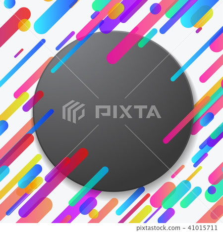 Futuristic abstract trendy color neon line banner 41015711