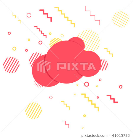 minimalistic flat abstract geometrical banner 41015723