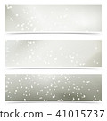 Winter fantasy shimmering halftone card collection 41015737