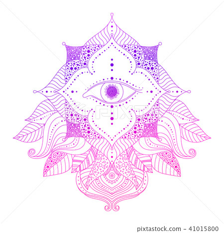Seeing eye ethnic pattern vector Seeing eye ethnic pattern vector 41015800