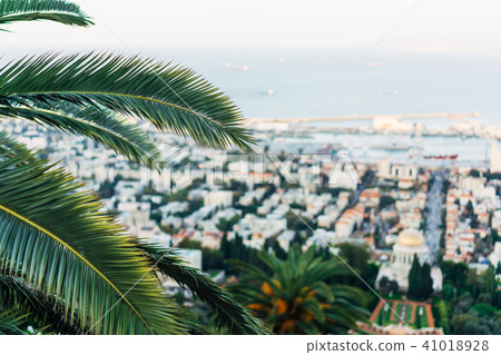 Abstract blur cityscape bokeh background 41018928