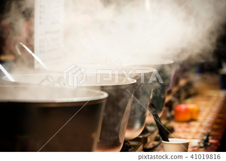 Boiling cauldrons or big pots Boiling cauldrons or big pots 41019816