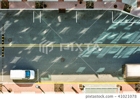 Street road view from above Street road view from above 41021078