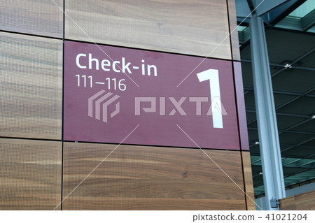 BERLIN, GERMANY - JAN 17th, 2015: Inside of the Berlin Brandenburg Airport BER, still under BERLIN, GERMANY - JAN 17th, 2015: Inside of the Berlin Brandenburg Airport BER, still under 41021204