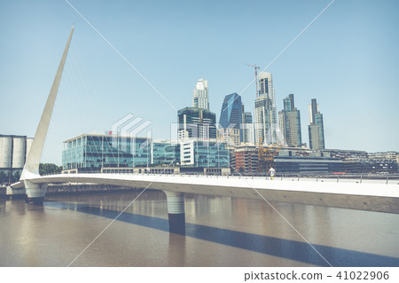 Puerto Madero Waterfront district. Modern skyline  41022906