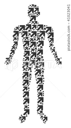 Arrow Up Right Human Figure Arrow Up Right Human Figure 41023041