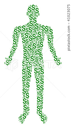 Dollar Human Figure Dollar Human Figure 41023075