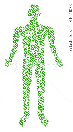 Dollar Human Figure Dollar Human Figure 41023078