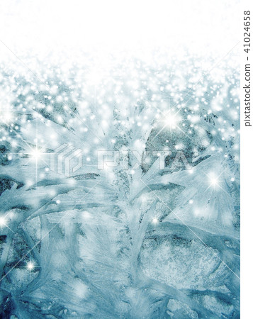 Frost winter window 41024658
