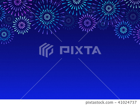 Background material Fireworks display Fireworks display Summer image Background material Fireworks display Fireworks display Summer image 41024737