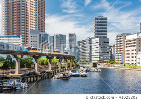 High-rise building group built on the waterside 41025202