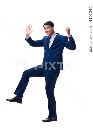 Businessman isolated on white background 41025404