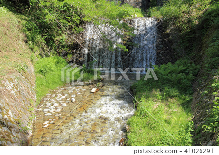French style staircase in the Ushibashi river Ushikagawa river No.2 Dams of the Ministry of Home Affairs 41026291