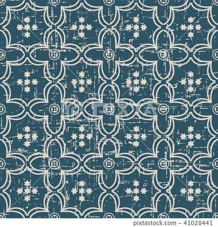 Worn out antique pattern seamless background-插圖素材 [41028441] - PIXTA圖庫