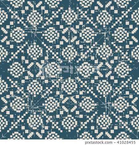 Worn out antique pattern seamless background-插圖素材 [41028455] - PIXTA圖庫