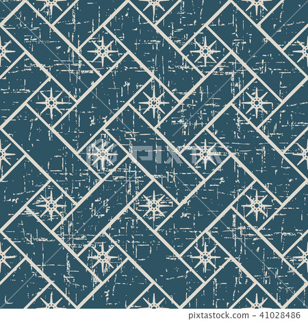 Worn out antique pattern seamless background-插圖素材 [41028486] - PIXTA圖庫