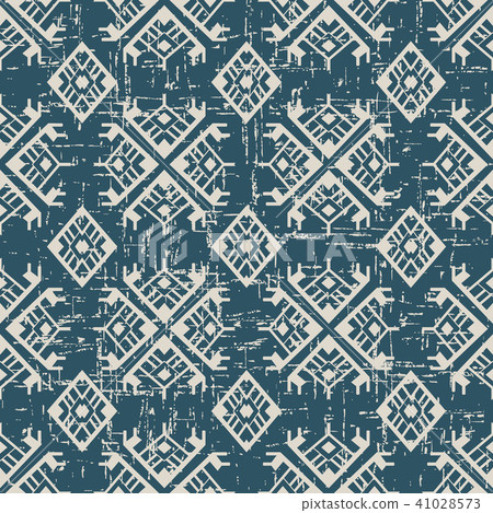 Worn out antique pattern seamless background 41028573