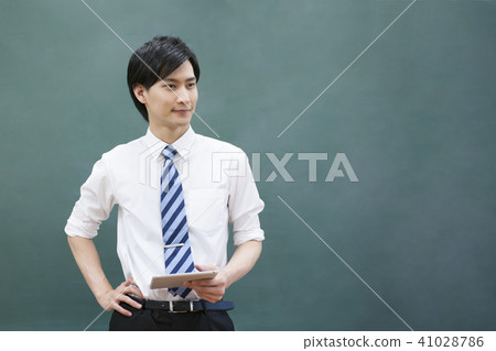 老師老師教室學校教室片劑ICT教育黑板學校研究學校教育圖像 41028786