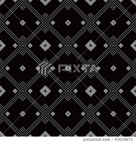 Antique silver seamless retro pattern background 41029671