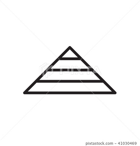 pyramid icon Vector illustration, EPS10. pyramid icon Vector illustration, EPS10. 41030469