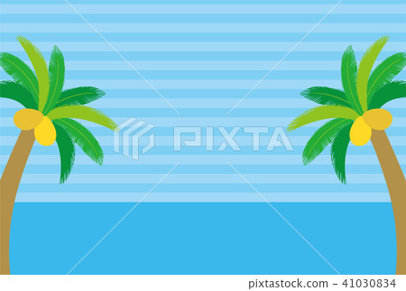 Palm tree and sea background Palm tree and sea background 41030834
