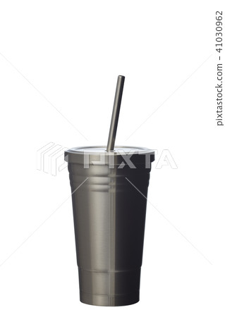 Steel mug isolated on white 41030962