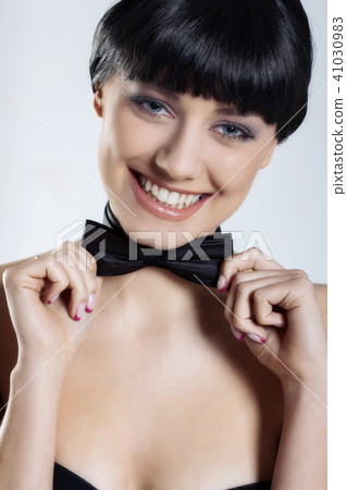 Portrait of smiling, beautiful woman 41030983