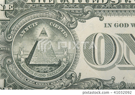 close up one dollar bill close up one dollar bill 41032092