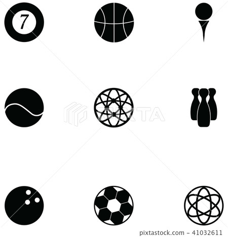ball icon set-插圖素材 [41032611] - PIXTA圖庫