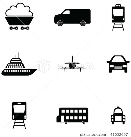 transport icon set transport icon set 41032697