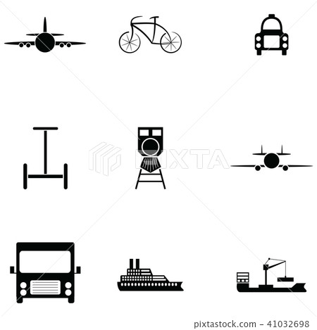 transport icon set transport icon set 41032698