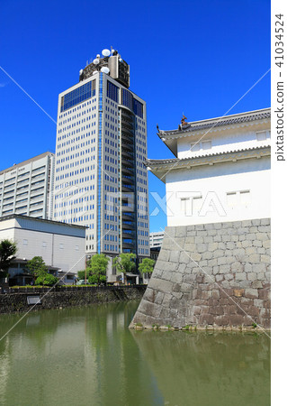 Shizuoka prefectural office facing Sunpu castle 41034524