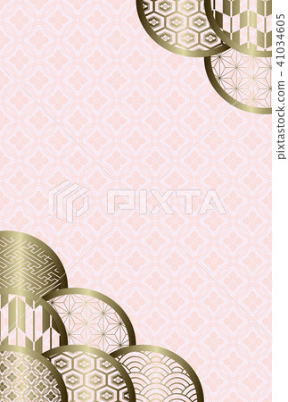 日本風格的背景-插圖素材[41034605] - PIXTA圖庫