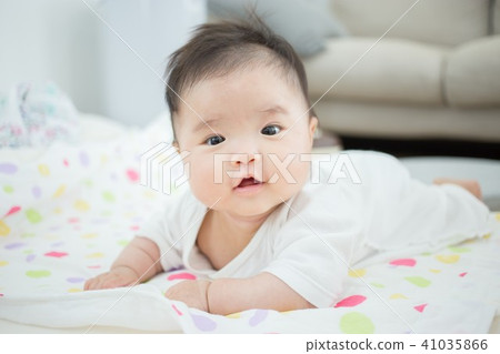 A lying baby 41035866