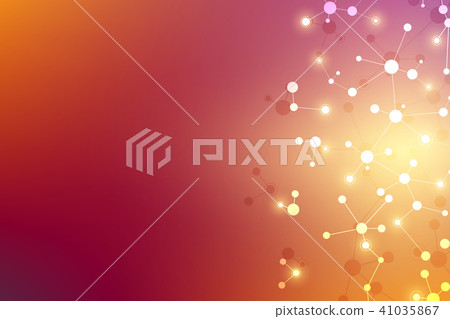 Molecular structure background. Abstract background with molecule DNA. Medical, science and digital Molecular structure background. Abstract background with molecule DNA. Medical, science and digital 41035867