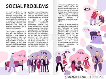 Social Problems Infographics 41038156