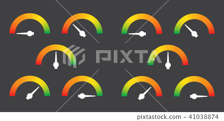 Meter signs infographic gauge element Meter signs infographic gauge element 41038874