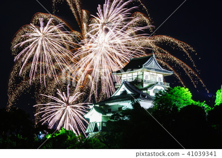 Kiso River Unoka Fireworks Festival 41039341